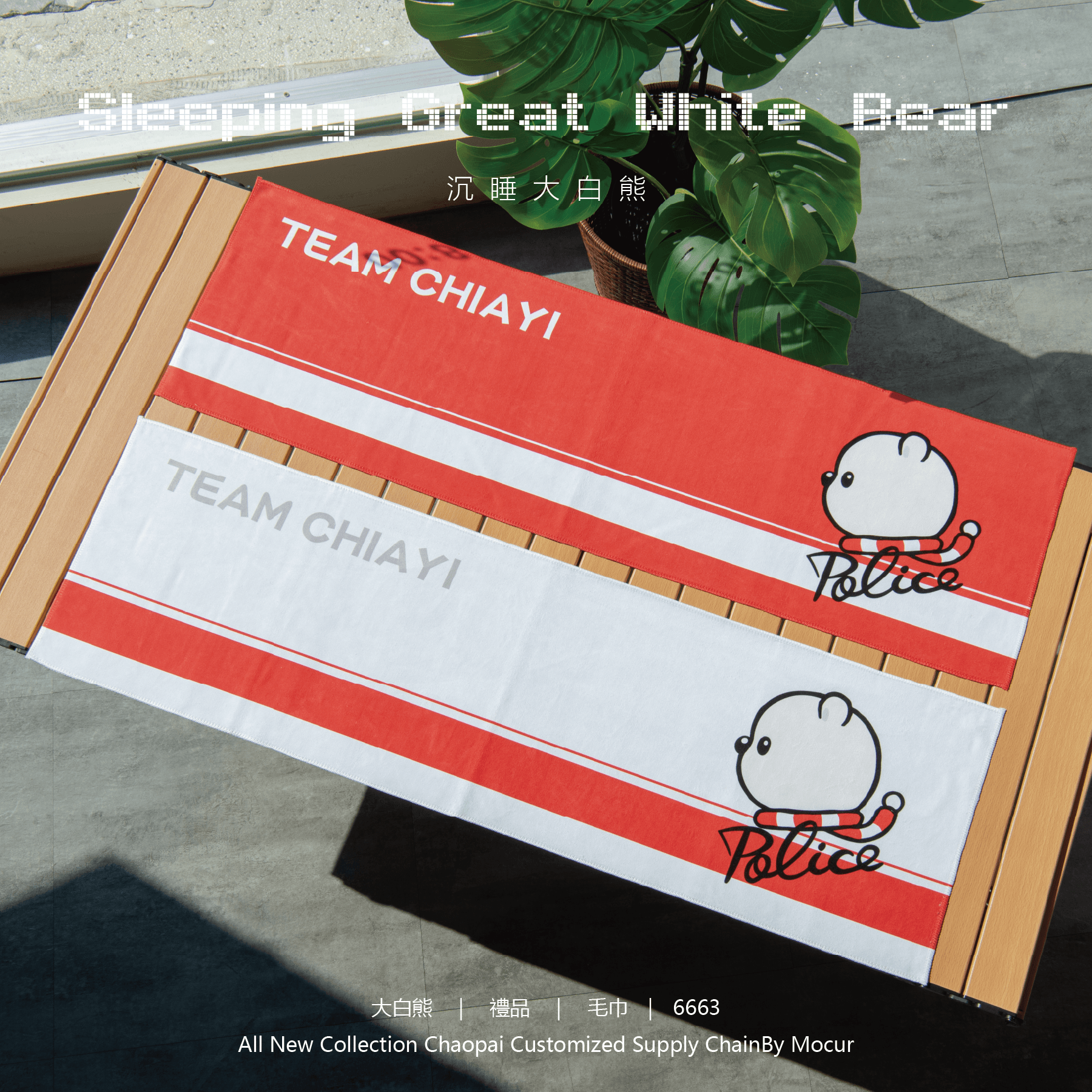 嘉義市警察局大白熊(禮品毛巾)案例圖片