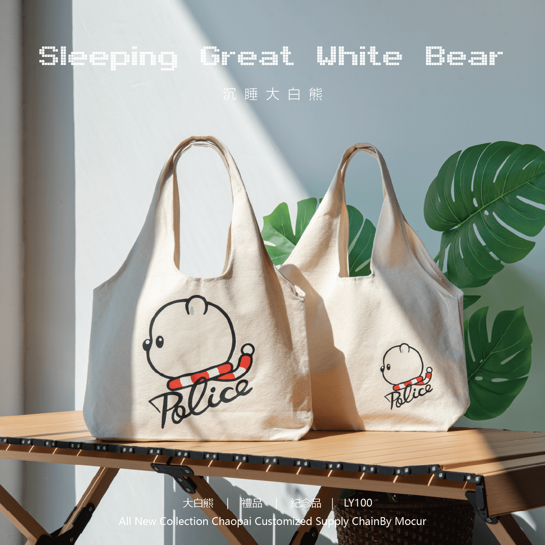 嘉義市警察局大白熊(帆布包)案例圖片