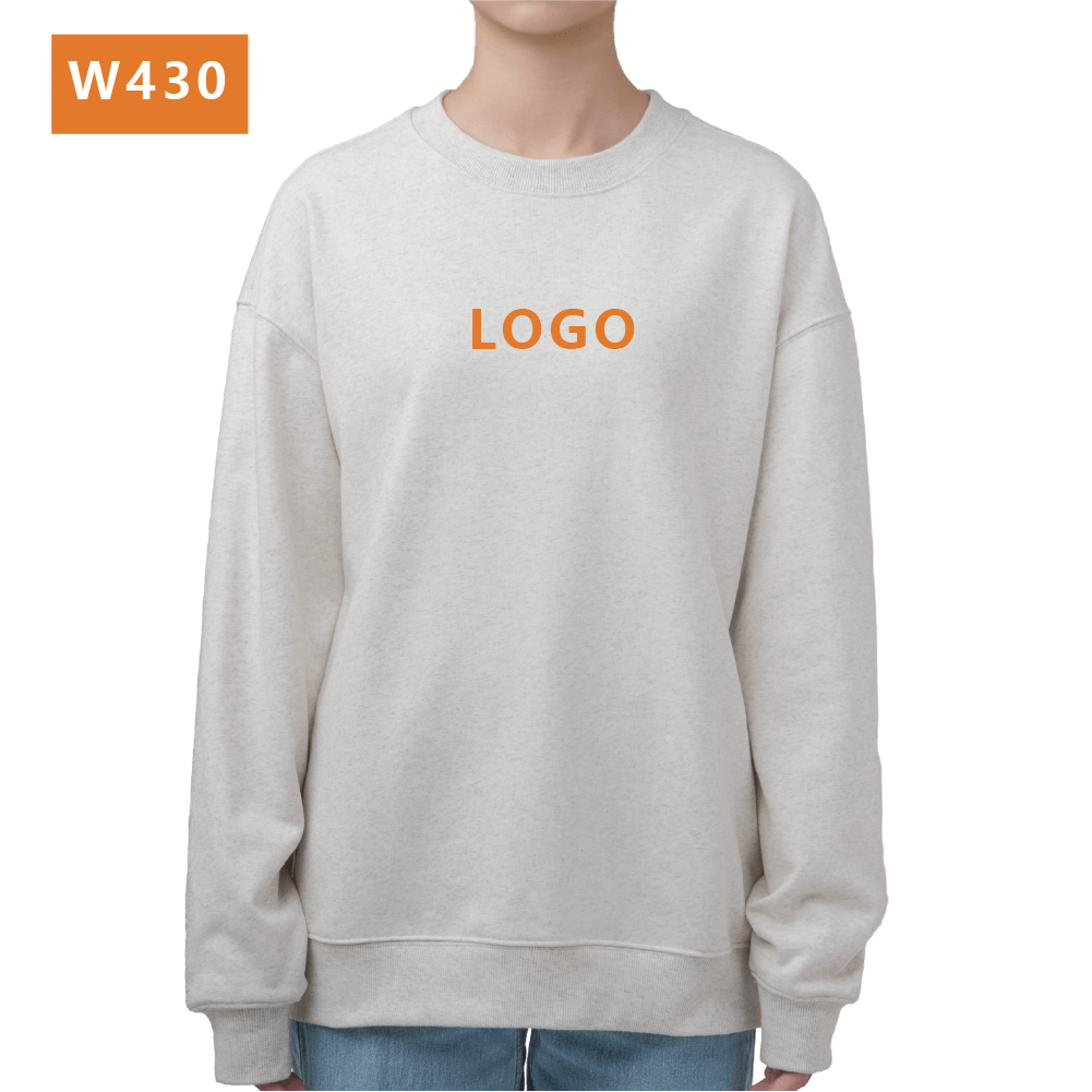 Oversize落肩版 圓領大學T案例圖片